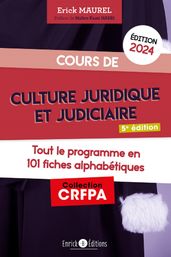 Cours de culture juridique et judiciaire 2024