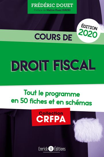 Cours de droit fiscal (édition 2020) - Frédéric Douet