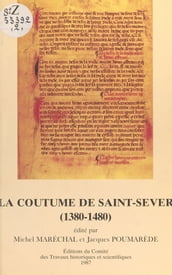 La Coutume de Saint-Sever (1380-1480)
