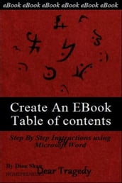 Create An EBook Table Of Contents in Microsoft Word