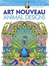 Creative Haven Art Nouveau Animal Designs Coloring Book