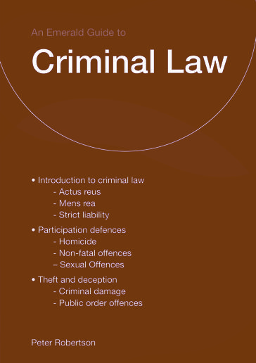 Criminal Law - Peter Robertson