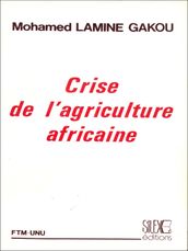 Crise de l agriculture africaine