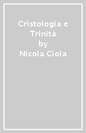 Cristologia e Trinità