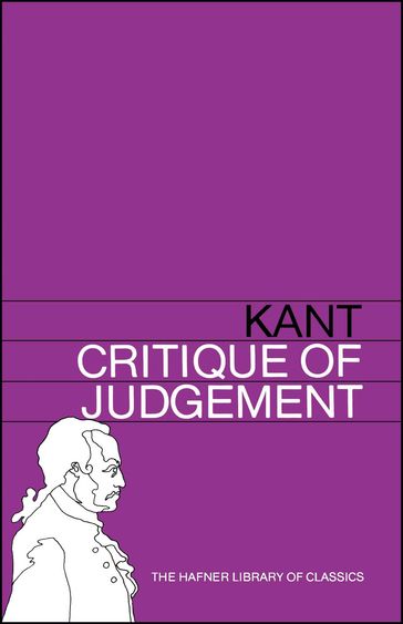 Critique of Judgement - Immanuel Kant