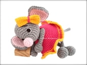 Crochet pattern cute mouse