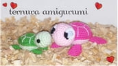 Crochet pattern of the Turtle family