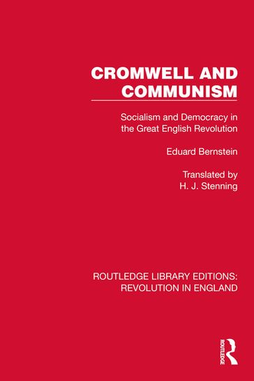Cromwell and Communism - Eduard Bernstein