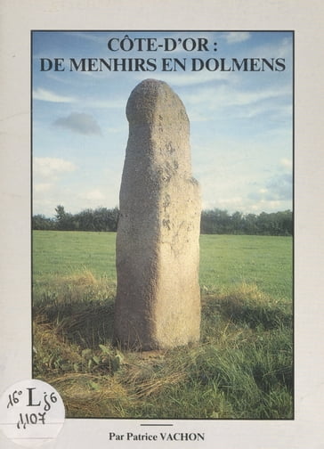 Côte d'Or : de menhirs en dolmens - Patrice Vachon