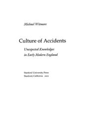 Culture of Accidents