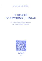 Curiosités de Raymond Queneau : de 