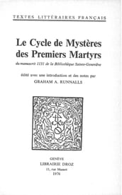 Le Cycle de Mystères des premiers Martyrs