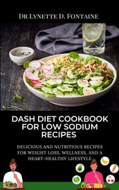 DASH diet cookbook for low sodium recipes