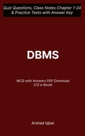 DBMS MCQ PDF Book   Database Management System MCQ Questions and Answers PDF
