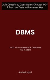 DBMS MCQ PDF Book Database Management System MCQ Questions and Answers PDF