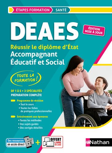 DEAES - Réussir le diplôme d'État Accompagnant éducatif et social (Etapes Formation) 2023 - Louisa REBIH