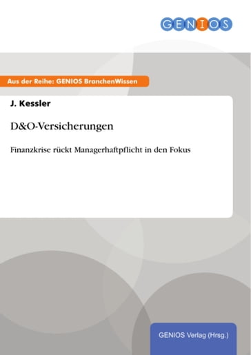 D&O-Versicherungen - J. Kessler