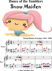 Dance of the Tumblers Beginner Piano Sheet Music with Colored Notes