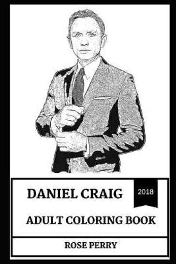 Daniel Craig Adult Coloring Book - Rose Perry