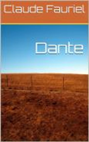 Dante - Claude Fauriel