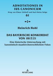 Das Bayerische Konkordat von 1817/21