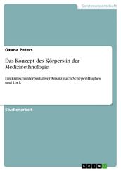 Das Konzept des Körpers in der Medizinethnologie