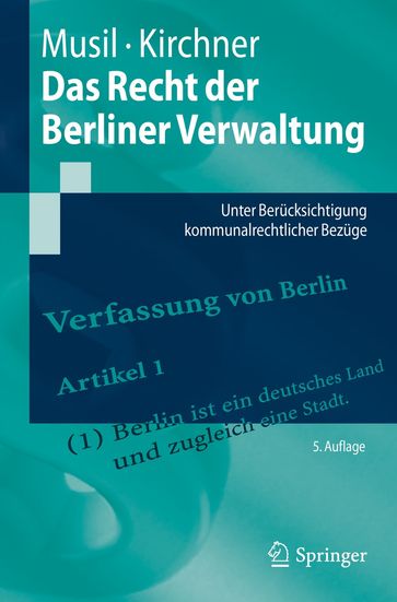 Das Recht der Berliner Verwaltung - Andreas Musil - Soren Kirchner