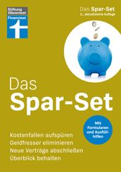 Das Spar-Set in vier Schritten zum Sparerfolg, mit selbstrechnendem Haushaltsbuch