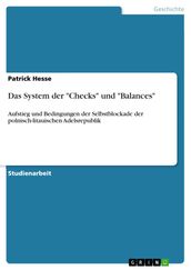 Das System der  Checks  und  Balances 