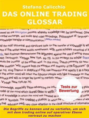 Das online trading glossar - Stefano Calicchio