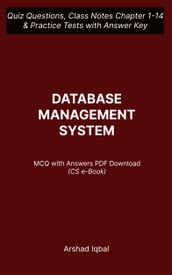 Database Management System MCQ (PDF) Questions and Answers DBMS MCQs e-Book Download