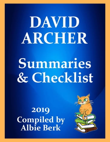 David Archer: Series Reading Order - with Summaries & Checklist - Updated 2019 - Albie Berk