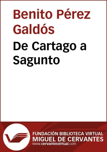 De Cartago a Sagunto - Benito Pérez Galdós