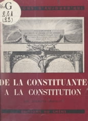 De la Constituante à la constitution