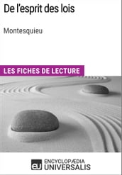 De l esprit des lois de Montesquieu