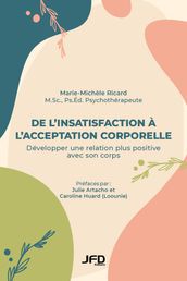 De l insatisfaction à l acceptation corporelle