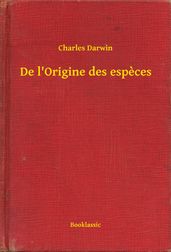 De l Origine des especes