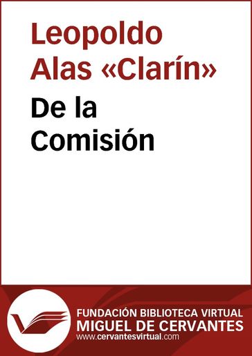 De la comisión... - Clarín Leopoldo Alas