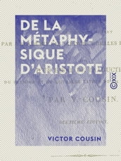 De la métaphysique d Aristote