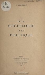 De la sociologie à la politique