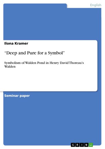 'Deep and Pure for a Symbol' - Ilona Kramer