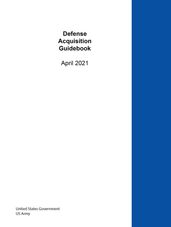 Defense Acquisition Guidebook April 2021