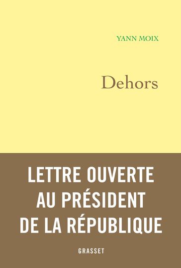 Dehors - Yann Moix