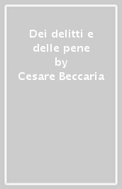 Dei delitti e delle pene