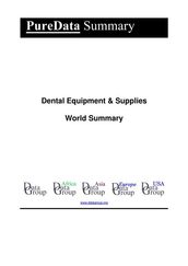 Dental Equipment & Supplies World Summary