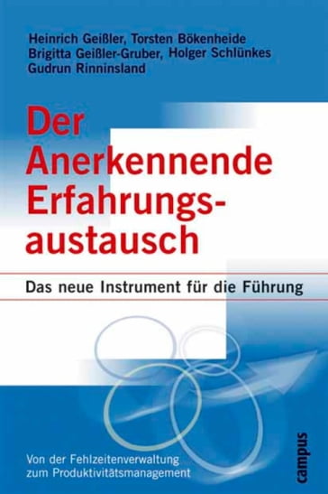 Der Anerkennende Erfahrungsaustausch - Holger Schlunkes - Brigitta Geißler-Gruber - Torsten Bokenheide - Gudrun Rinninsland - Heinrich Geißler