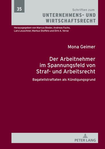 Der Arbeitnehmer im Spannungsfeld von Straf- und Arbeitsrecht - Markus Stoffels - Mona Geimer