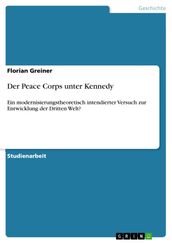 Der Peace Corps unter Kennedy