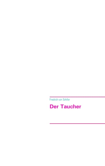Der Taucher - Friedrich von Schiller
