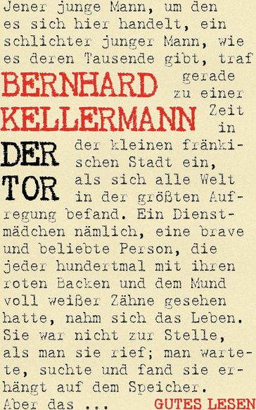 Der Tor - Bernhard Kellermann